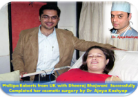 Dr. Ajaya Kashyap Performs Cosmetic Surgery At Goa In India On UK Patient