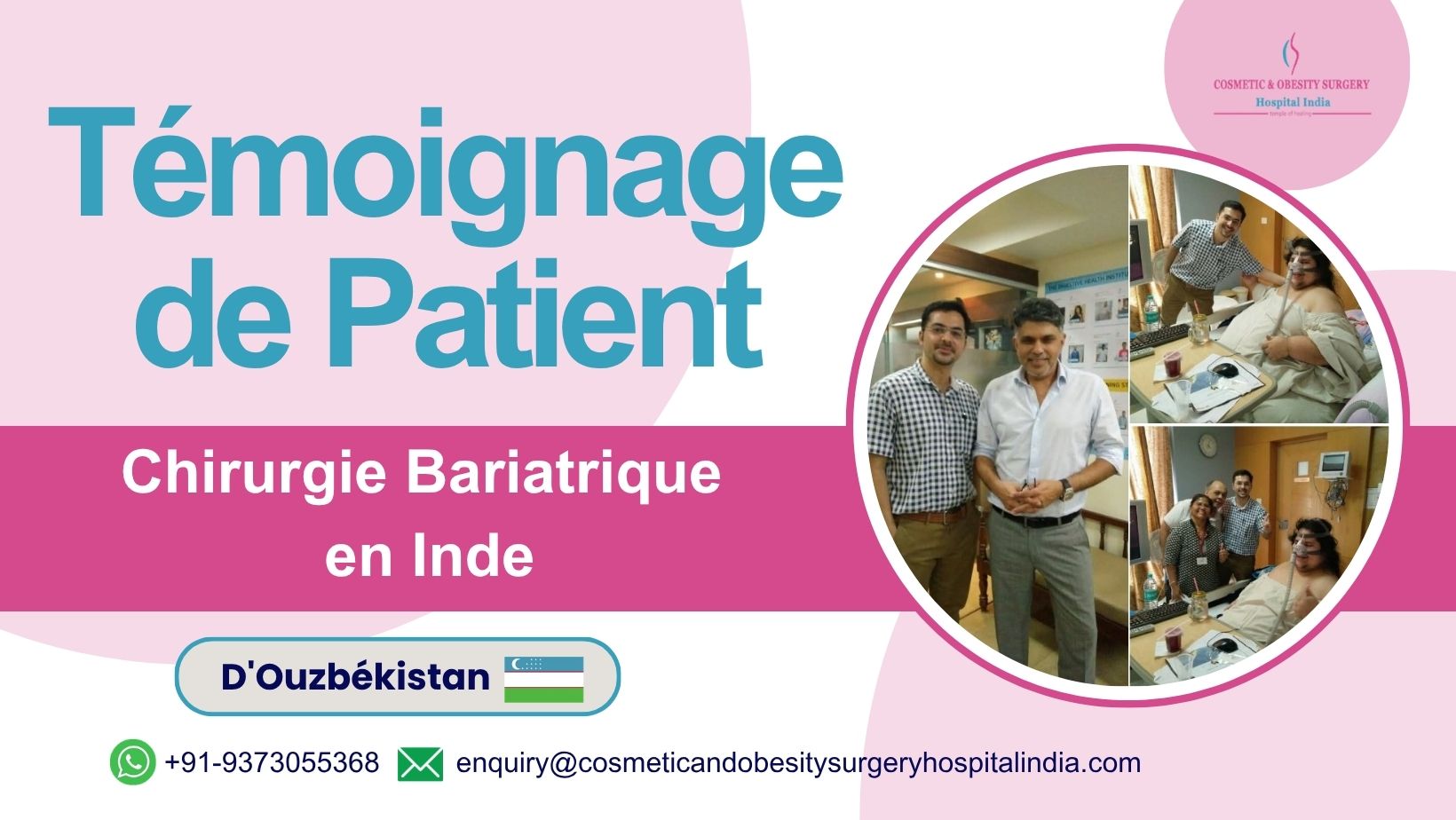 Uzbekistan Patient Overcomes Severe Obesity After Sleeve Gastrectomy in India
