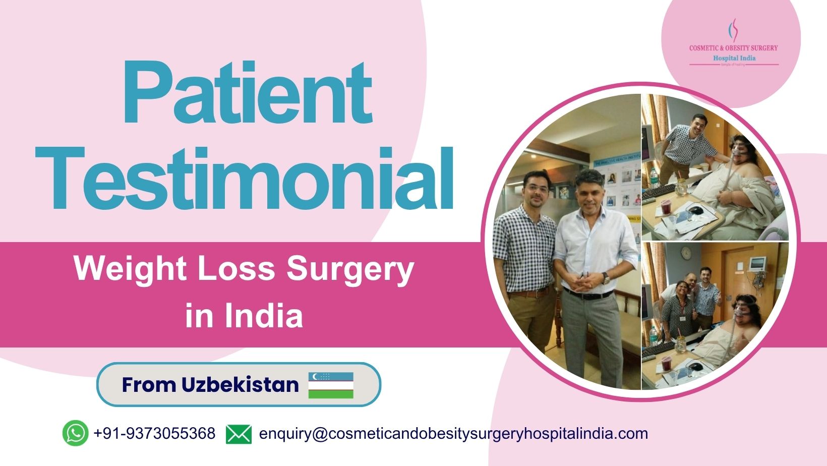 Uzbekistan Patient Overcomes Severe Obesity After Sleeve Gastrectomy in India